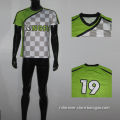 Custom Made Dye Sublimation Dry Fit Polyester Soccer Jersey